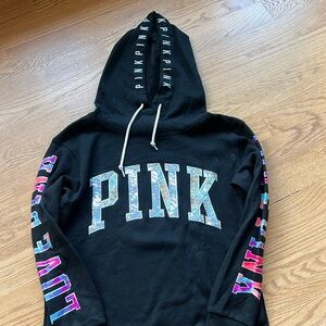 PINK sparkly hoodie